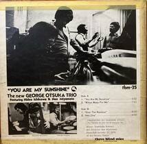 ジョージ大塚 YOU ARE MY SUNSHINE アナログ レコード ライナー tbm35 オリジナル盤_画像2