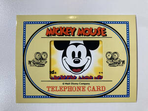  телефонная карточка телефонная карточка Disney Disney Land Mickey Mouse 50 частотность не использовался 