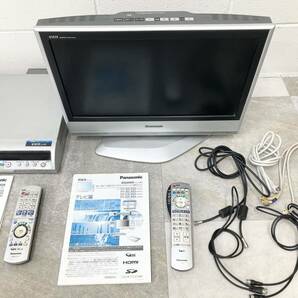 ◇京都引取可能◇Panasonic テレビ、DVDプレイヤーセット VIERA TH-20LX60 20インチ DIGA DMR-EX150 リモコン、B-CASカード有 管5935の画像3