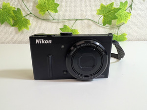 3520-02★通電確認済★Nikon ニコン Coolpix クールピクス コンパクトデジタルカメラ P330 ブラック 現状品★