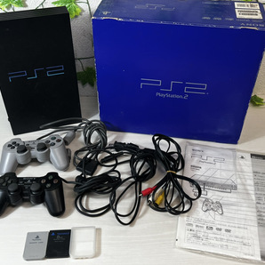 3557-02★動作確認済★ SONY PS2 play station2  プレステ2 SCPH-30000 ブラック /コントローラー・ソフト 5点つき★の画像2