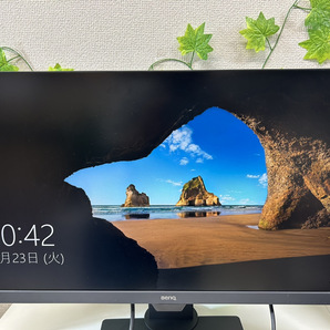 3740-91★2020年製★BenQ ベンキュー ジャパン MODEL：PD2705Q-T TYPE：PD2705Q  LCDMonitor デザイナーモニター 27インチ★ の画像1