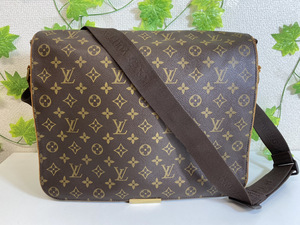 3764-03*1 jpy start!LOUIS VUITTON/ Louis Vuitton shoulder bag a Beth monogram Brown M45257*