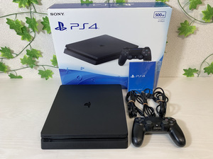 3815-05★1円スタート♪箱付き美品♪動作確認済◇SONY PS4 プレステ4 PlayStation4 CUH-2000A B01 500GB ブラック★