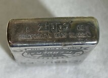 2505-01★zippo ジッポ シルバーオイルライター 喫煙具 10th ANNIVERSARY ICEBUCKS ※着火未確認★_画像6