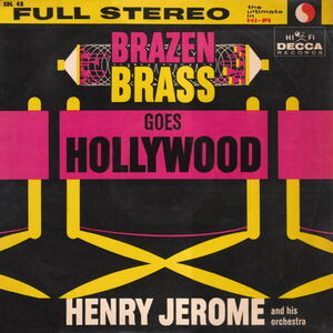 ヘンリー・ジェローム楽団 Brazen Brass 国内盤 ペラジャケ ステレオ