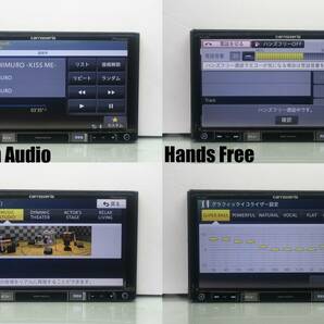 最新2023年地図＋オービス＋リモコン★楽ナビ!AVIC-RZ900-R美品★フルセグTV/DVD/SD/Bluetooth/USB/iPod★アンテナ/配線/マイク一式付属!の画像4