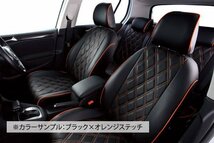 【ELDINE】VW フォルクスワーゲン ポロ POLO キルティング 本革調シートカバー_画像2