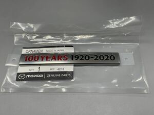 ■■■在庫有 100YEARS マツダ100周年 オーナメント エンブレム 1920-2020 MX-30 CX-3 CX-5 CX-8 CX-30 約11ｃｍX1.5cm⑤