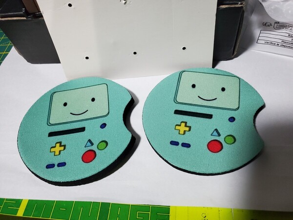 2個セット【アドベンチャータイム/BMO(ビーモ)】コースター
