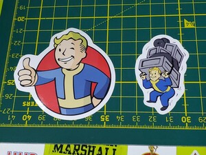 5枚セット【フォールアウト/fallout】ヴォルトボーイ ステッカー