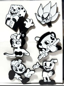 激安6個セット【Cuphead/カップヘッド】アメリカンピンバッジ、ピンズセット