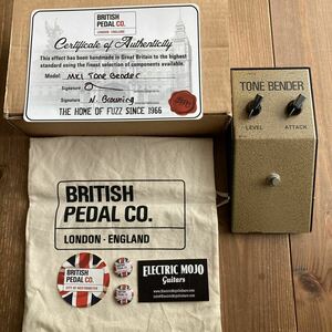 British Pedal Company MKI Tone Bender FUZZ ファズ トーンベンダー