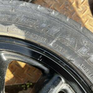 1スタ ワタナベホイール4本セット エイトスポーク 195/50R15 4穴PCD100 旧車の画像3