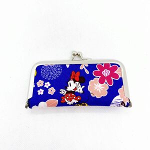 sale＊ミニー/花柄＊ 大きめ がま口 印鑑ケース/ コインケース