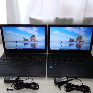 ２台 TOSHIBA dynabook B65 Core i3-7100U,Celeron 3865U/4GB/500GB/DVD Multi/WEBカメラ/無線/Windows10 薄型・軽量の画像1