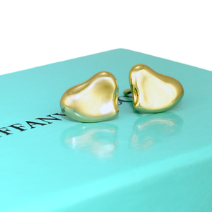 Tiffany El Sapelletti Full Heart Серьги K18YG желтого золота Tiffany &amp; Co.