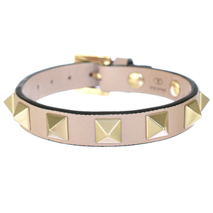  Valentino galava-ni lock studs bracele leather powder pink beige VALENTINO GARAVANI