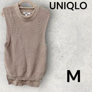 UNIQLO ユニクロ　ニットベスト　ノースリーブ　Mサイズ