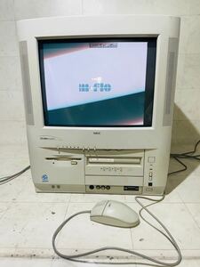 NEC PC-9821Cu13T/B PC98 通電確認　マウスによる簡易動作確認済み　マウス付　#sa24215