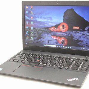 良品 フルHD 15.6型 Lenovo ThinkPad L590 Type-20Q8 Windows11 八世代 i5-8265u 8GB NVMe 256GB-SSD カメラ 無線 Office付 中古パソコンの画像2