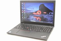 良品 フルHD 15.6型 Lenovo ThinkPad L590 Type-20Q8 Windows11 八世代 i5-8265u 8GB NVMe 256GB-SSD カメラ 無線 Office付 中古パソコン_画像2