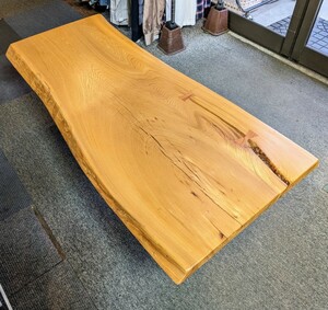 一枚板　テーブル　ローテーブル 天然木 無垢 リビングテーブル 木製 特注 無垢材　(04116