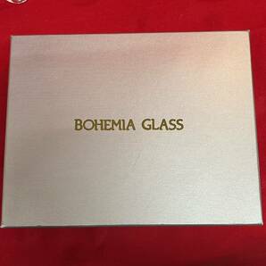 ☆未使用品☆ BOHEMIA GLASS ボヘミアグラス 冷酒グラス 5客 酒器 クリスタルガラス チェコスロべキア 工芸品 美品 希少 (04146Fの画像8