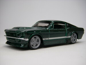  BBurago 1/64 (. green ) '67 Ford Mustang GT < loose > burago