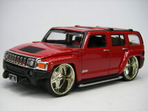 ホットウィール 1/50 (赤) ハマー H3 HUMMER ＜ルース＞ Hot Wheels _画像1