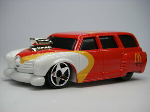 ホットウィール (赤白) マクドナルド ホット ロッド ＜ルース＞ Hot Wheels 