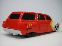 ホットウィール (赤白) マクドナルド ホット ロッド ＜ルース＞ Hot Wheels _画像2