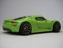 マッチボックス (黄緑) ポルシェ 918 スパイダー ＜ルース＞ Matchbox_画像2