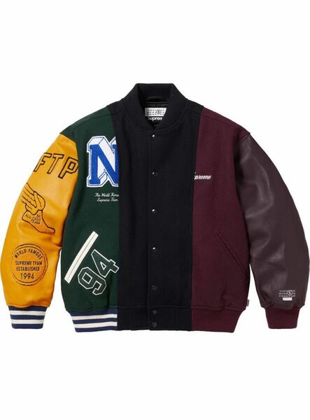 Supreme x MM6 Maison Varsity Jacket