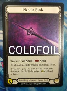 Flesh and Blood Nebula Blade LGS COLDFOIL 英語版 1枚