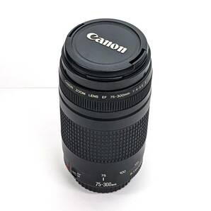 【833】CANON キャノン ZOOM LENS EF ズーム レンズ 75-300mm 1:4-5.6 Ⅱ Φ58mm カメラ用品 一眼 撮影器具 撮影道具 家電 趣味用品の画像2