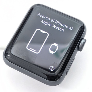 【851】Apple Watch Series3 WR-50M 42MM アップルウォッチ シリーズ3 スマートウォッチ アルミニウムケース バンド付き 稼働品 家電の画像1
