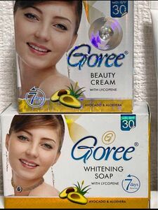 Beauty cream 5 pieces goree soap 7 pieces