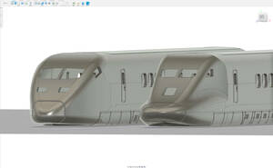 即決「300X」955形（新幹線高速試験電車）3Dモデリングキット 6両セット（デカール付き）送料無料