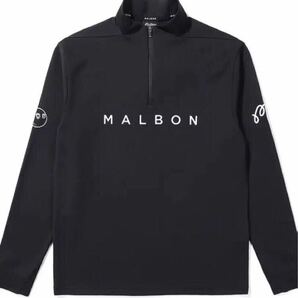 マルボンゴルフ MALBON GOLF  ゴルフウエア ジップ ゴルフ ブラック XXLの画像1