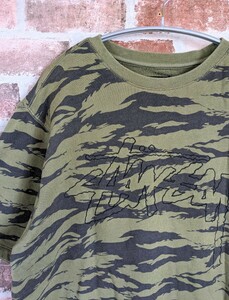 ステューシー STUSSY 半袖スウェット 迷彩 カモフラ Lサイズ