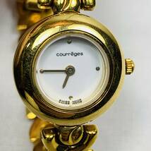 courreges paris クレージュ チェンジベゼルウォッチ 5色 腕時計 ヴィンテージ リュウズ動作確認済み 動作確認未 003 USE品 1円スタート_画像3