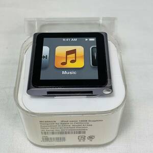 新品未使用 Apple ipod nano 第6世代 16GB MC694J/A Model：A1366 1円スタート