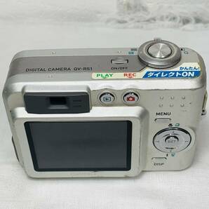 CASIO カシオ デジタルカメラ QV-R51 1093058A シルバー ジャンク品 1円スタートの画像2