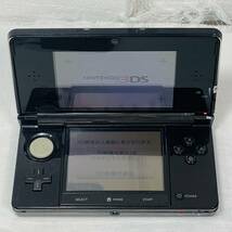 良品 Nintendo ニンテンドー3DS コスモブラック 動作確認済み 初期化済み USED品 1円スタート_画像2