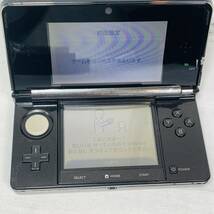 良品 Nintendo ニンテンドー3DS コスモブラック 動作確認済み 初期化済み USED品 1円スタート_画像3