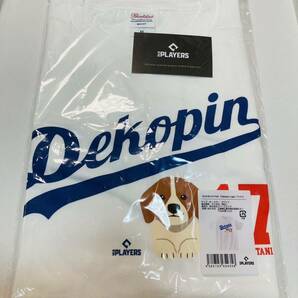 新品未開封未使用 MLB正規品 デコピン 大谷翔平 白 Mサイズ Tシャツ dekopin White ホワイト SHOHEI OHTANIの画像1