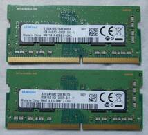 SAMSUNG DDR4 2400T PC4-19200 メモリ ８GB×2枚 計１６GB ノートPC用 ⑧_画像1