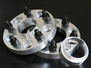 LEXUS レクサスIS 純正ホイール用ハブリング付き ワイドトレッドスペーサー ワイトレ25mm 2枚組 専用ナット付き