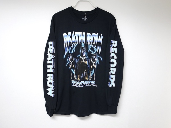 海外限定 オフィシャル Death Row Records L/S Tシャツ